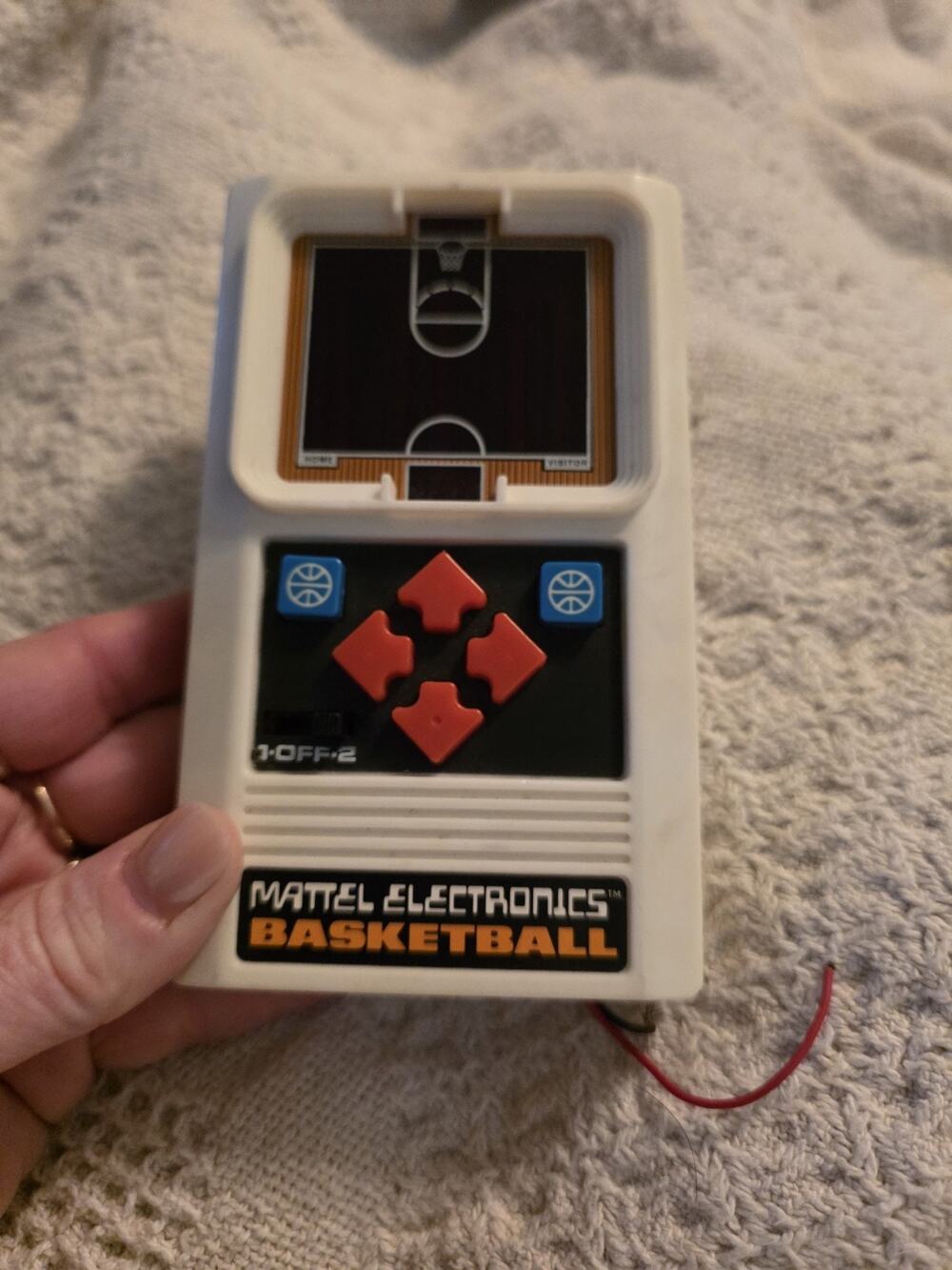 Vtg 1978 Mattel Electronics Basketball Handheld Video Game Parts